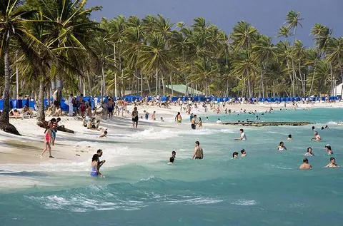 Vista de San Andrés, Colombia