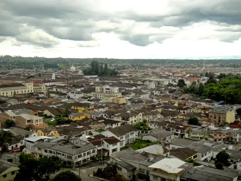 Vista de Popayán, Colombia