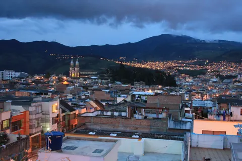 Vista de Pasto, Colombia