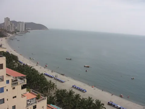 Vista de Santa Marta, Colombia